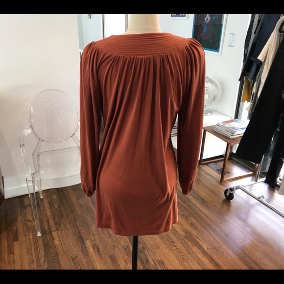 Hengst 100% silk boho tunic with quilted yoke - Picture 2 of 3